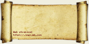 Žaklina Džamić vizit kartica